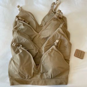 Set of 4 NWOT nursing maternity bras